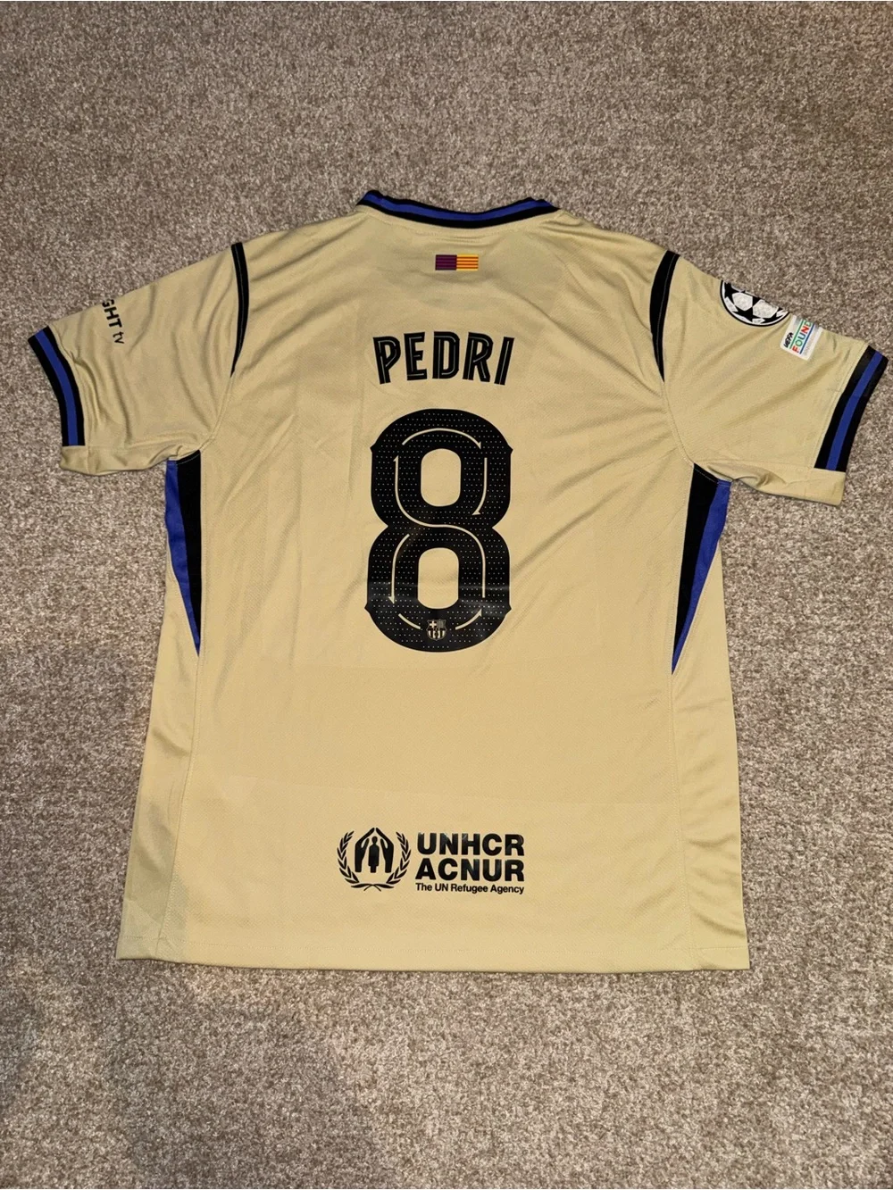 Nike FC Barcelona x Kobe 2026 Pedri #8 Men’s Away Soccer Jersey 🆕